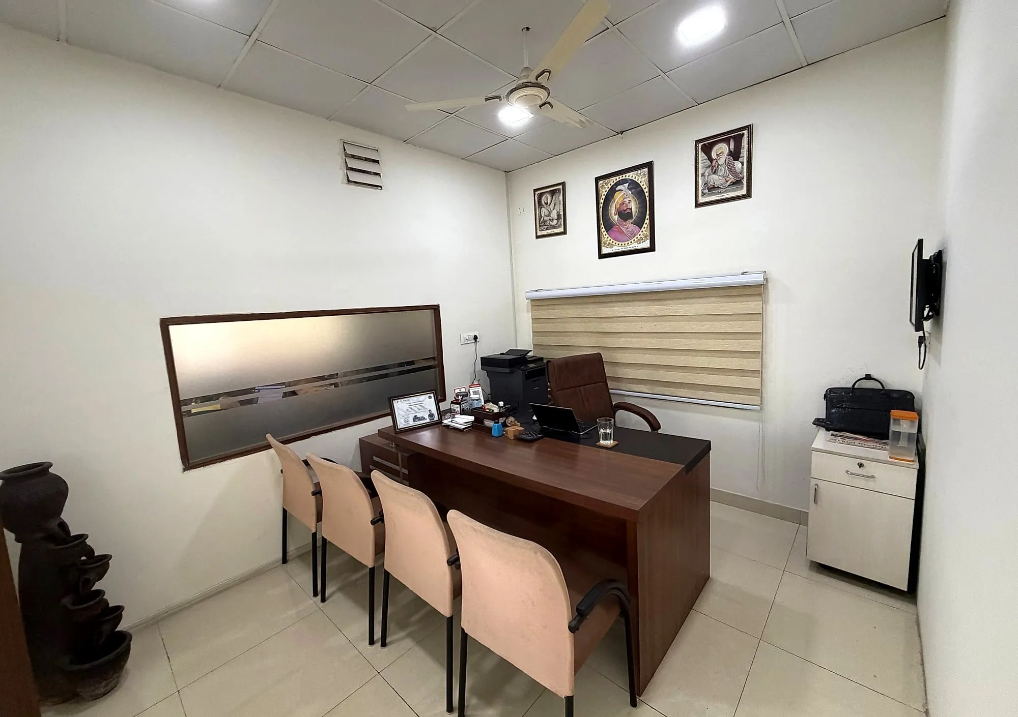 Meeting cabin at the RSK Solar Energy office in Phase 8B, Mohali