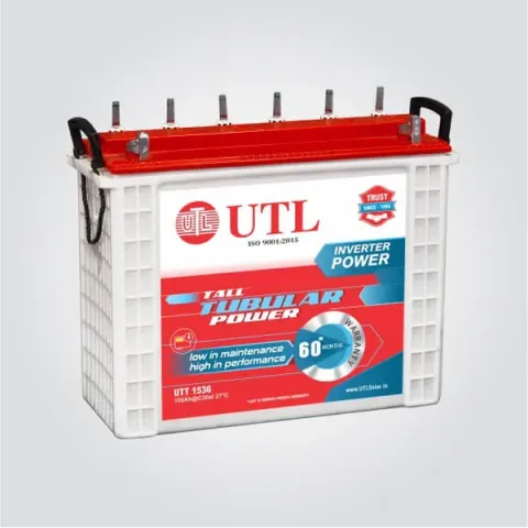 UTL 155AH Inverter Battery – UTT 1536, UTL Solar model UTT 1536